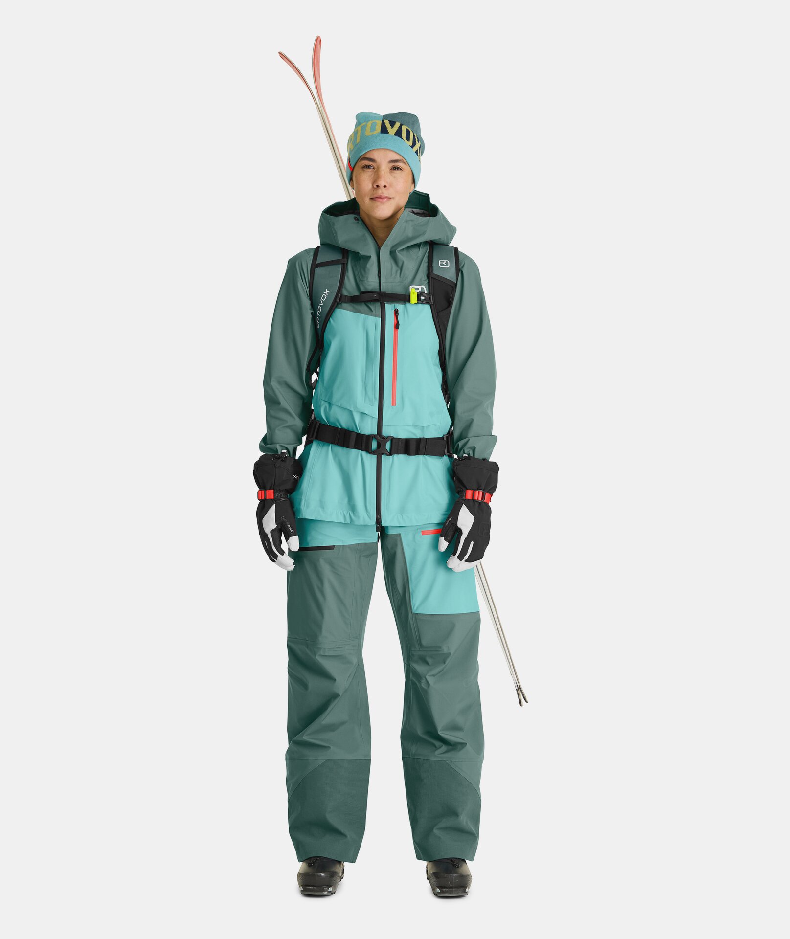 Ortovox 3l guardian shell jacket m black raven 2025